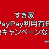 すき家　PayPay